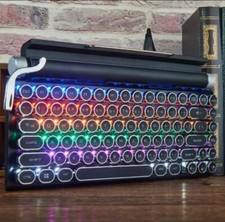 Premium Tastatur Schreibmaschine Stil QWERTZ 