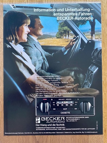 Becker autoradio mercedes - becker,