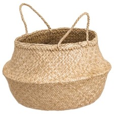 IKEA "FLADIS" Korb aus Seegras, handgeflochten 25 cm Durchmesser