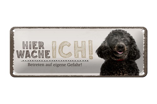Blechschild spruch 27x10 - blechschild,