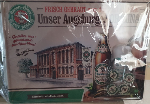 Blechschild werbung bier - ***,