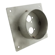 Edelstahl Einbauflansch Flansch für Standheizung Luftheizung 50mm