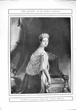 Alter antiker Druck 1900