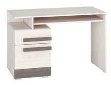 Schreibtisch Schülerschreibtisch PC-Tisch 119x55cm Pinie weiß grau MDF 77103175
