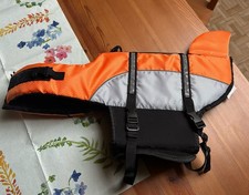 Alagirls Schwimmweste Hund Mit Griff In Orange, Gr.L