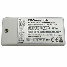 LED Trafo 30 Watt 24 Volt DC mini klein Transformator Driver Netzteil