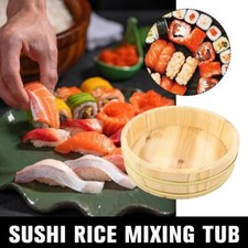 Reis Sushi Schüssel Holz