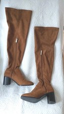 Overknees Stiefel von Zara Trt - Gr.  39 braun