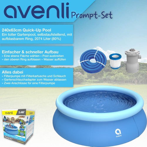 Pool quick 244x63 set - up,