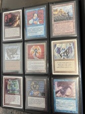Große Vintage Magic The Gathering Sammlung + 200Rares / 2 Ordner
