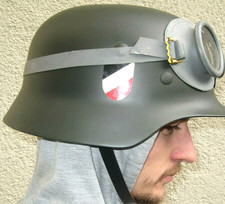 Stahlhelm Wehrmacht 2.Weltkrieg M40 M36 M37 M38 Motorrad Schutzbrille Landser