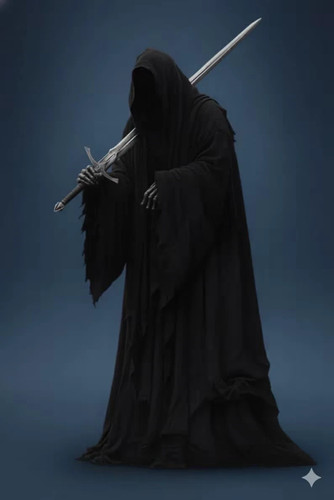 Nazgul schwarzes cape ring - schwarzes,