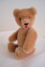 Antiker Schuco Yes / No  Teddy Bär mit Zunge  50er 60er Tricky  14 cm Mohair