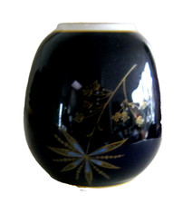 Blumenvase echt Weimar Kobalt