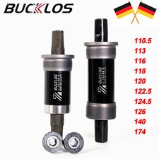 Tretlager Fahrrad Innenlager BSA 68 mm ISO vierkant Patronenlager 8 Achslängen