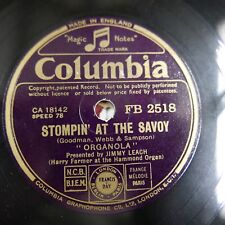 78rpm JIMMY LEACH - ORGANOLA