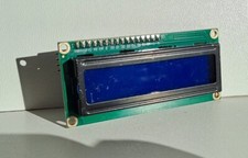 LCD 1602 + I2C HD44780 Modul VERLÖTET Display Anzeige Arduino Raspberry, Neu