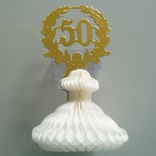 Tortenfigur Goldene Hochzeit