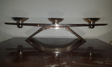 WMF Kerzenständer Kurt Radtke Dreiflammig Versilberung