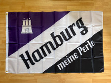 Hamburg Fahne Flagge Fussball LILA
