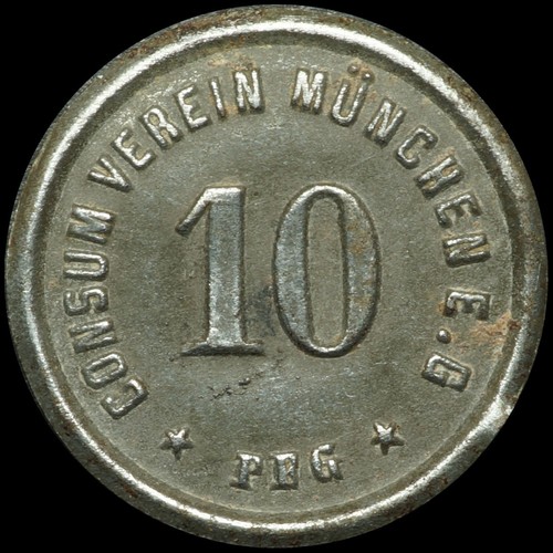 Wertmarke pfennig - wertmarke:, 10