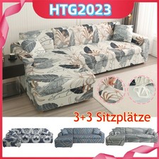 2 Stück 3+3 Sitzer L-Form