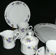 Eschenbach Serie 500 Bayreuth Dekor Viola Veilchen diverse Teile zur Auswahl
