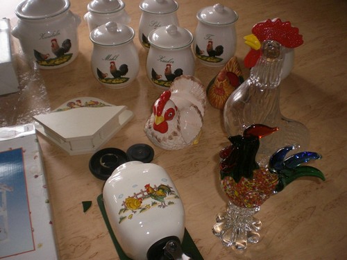 Henne und hahn - hahn, ♥