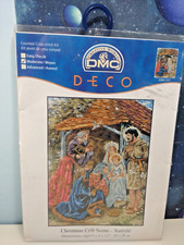 DMC DECO gezähltes Kreuzstich-Set Weihnachten Krippenszene KRIPPE 20x28cm BK151