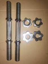 2 xHantelstangen Kurzhantel 30mm Schraubverschluss