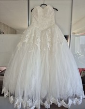 Brautkleid Hochzeitskleid, Prinzessin, A-Linie, Gr. 38-42