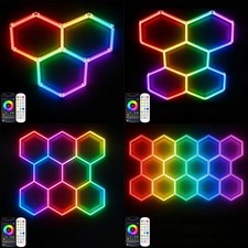 3-14x Hexagon RGB LED Lampe