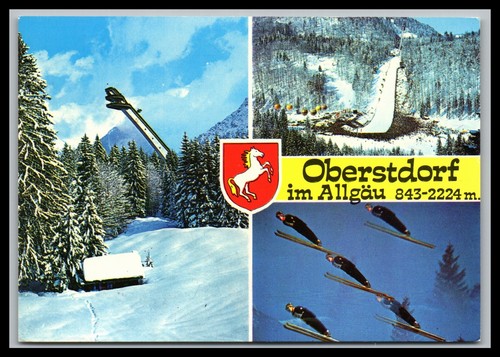 Ansichtskarte oberstdorf - ansichtskarte, im