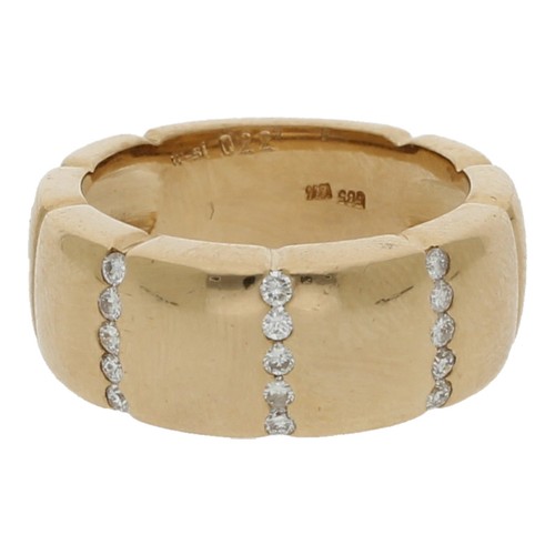 Diamantring 585 gelbgold - 585/14, k