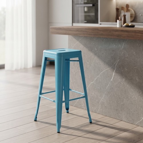 Blau metall tolix - blau,