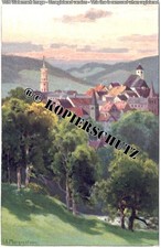 Künstler AK Habelschwerdt Grafschaft Glatz Bystrzyca Klodzka Niederaschlesien