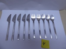 Airline Besteck Lufthansa Bordbesteck J.A. Henckels Zwillig 1978 eckig 10 tlg.