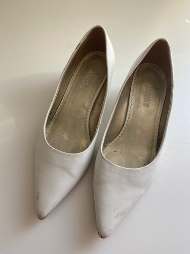 Damen pumps 36 weiss - gr., 36,