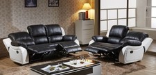 Ledersofa 3+2 Set, Relax