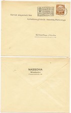 WIESBADEN, Briefumschlag 1936