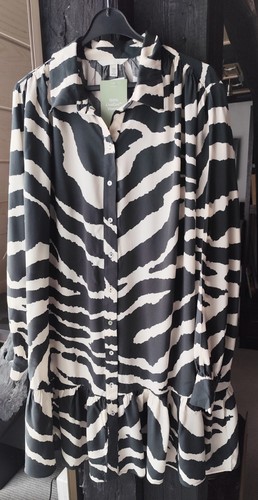 Blusenkleid mit zebramuster - mit,