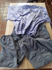 Reebok Herren Freizeitanzug Größe M Grau/Lila