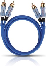 Oehlbach BEAT! 2702 NF Audio Cinch Kabel, 2m, blau, OFC Kupfer [B-Ware]