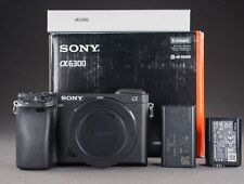 Sony Alpha A 6300  Schwarz Nur Gehäuse  4.800 Auslösungen Guter Zustand OVP
