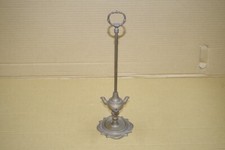 3 Docht Petroleumlampe Messing 37 cm Öllampe