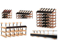 Weinregal Metall Holz