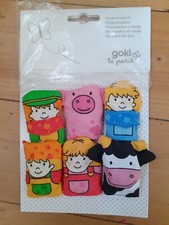 Fingerpuppen "Bauernhof" 6 Stück / Rollenspiele, Von GOKI le petit, ab 3+ In OVP