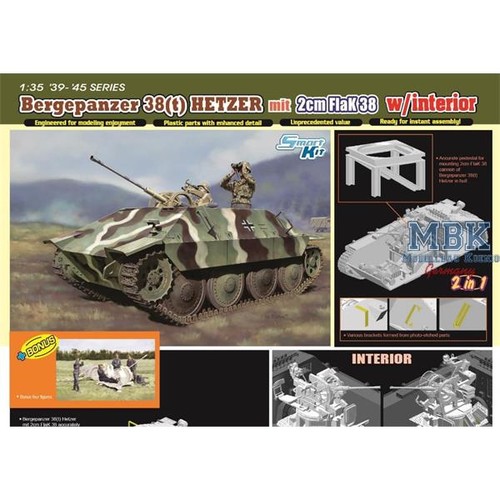 Dragon 6399 bergepanzer - bergepanzer, 38(t)