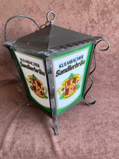 Wirtshauslampe Biergarten Lampe Sandlerbräu Kulmbach Kneipe Bierwerbung Nr.1