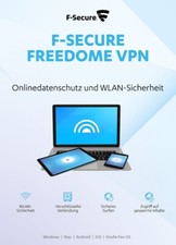 F-Secure FREEDOME VPN 2026 3 Geräte |PC, Mac, Android, iOS| 1 Jahr DE-Lizenz UE
